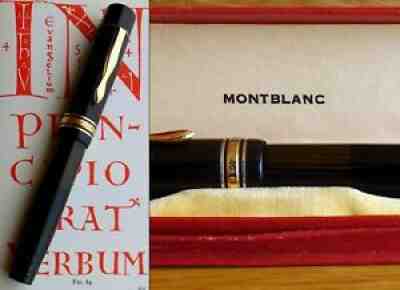 Montblanc 139 1st Issue BHR & Celluloid Fountain Pen 1938. 14C 250 F Flex Nib.