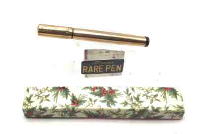 Waterman's Ideal 542 1/2 V Safety Pen - Rare, Solid 14k Gold, Fine