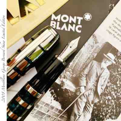 2008 MONTBLANC BERNARD SHAW LIMITED EDITION BOXED MINT MEISTERSTUCK PEN VINTAGE