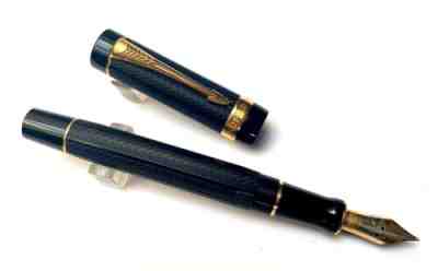 Parker Duofold Centennial Greenwich Special Edition Fountain Pen NOS UK (CM1667)