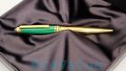 New Montblanc Czar Nikolai Malachite-Gold Vermeil Ballpoint + Rollerball Pen set