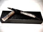 VINTAGE WATERMAN 452 STERLING SILVER HAND ENGRAVED OVERLAY FOUNTAIN PEN #2 NIB