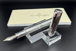 Montegrappa Reminiscence Greek Etched STERLING SILVER Fountain Pen