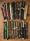 Estate LOT of 30 Vintage Fountain Pens - Waterman, Sheaffer, Moore, Eversharp