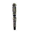 Montegrappa ISCUP3SC Sterling Silver Pirates Fountain Pen 18K Gold Medium NIB