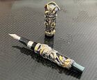 Montegrappa Pirates Fountain Pen Limited Ed of 399 Globally 18K Gold FINE NIB