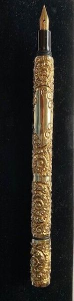 MOORE Fancy Overlay Safety Pen, 1900 - 1910