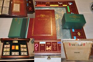 Great Franklin Mint Monopoly All Complete, Local Pickup / Ship Box, COA, Manual
