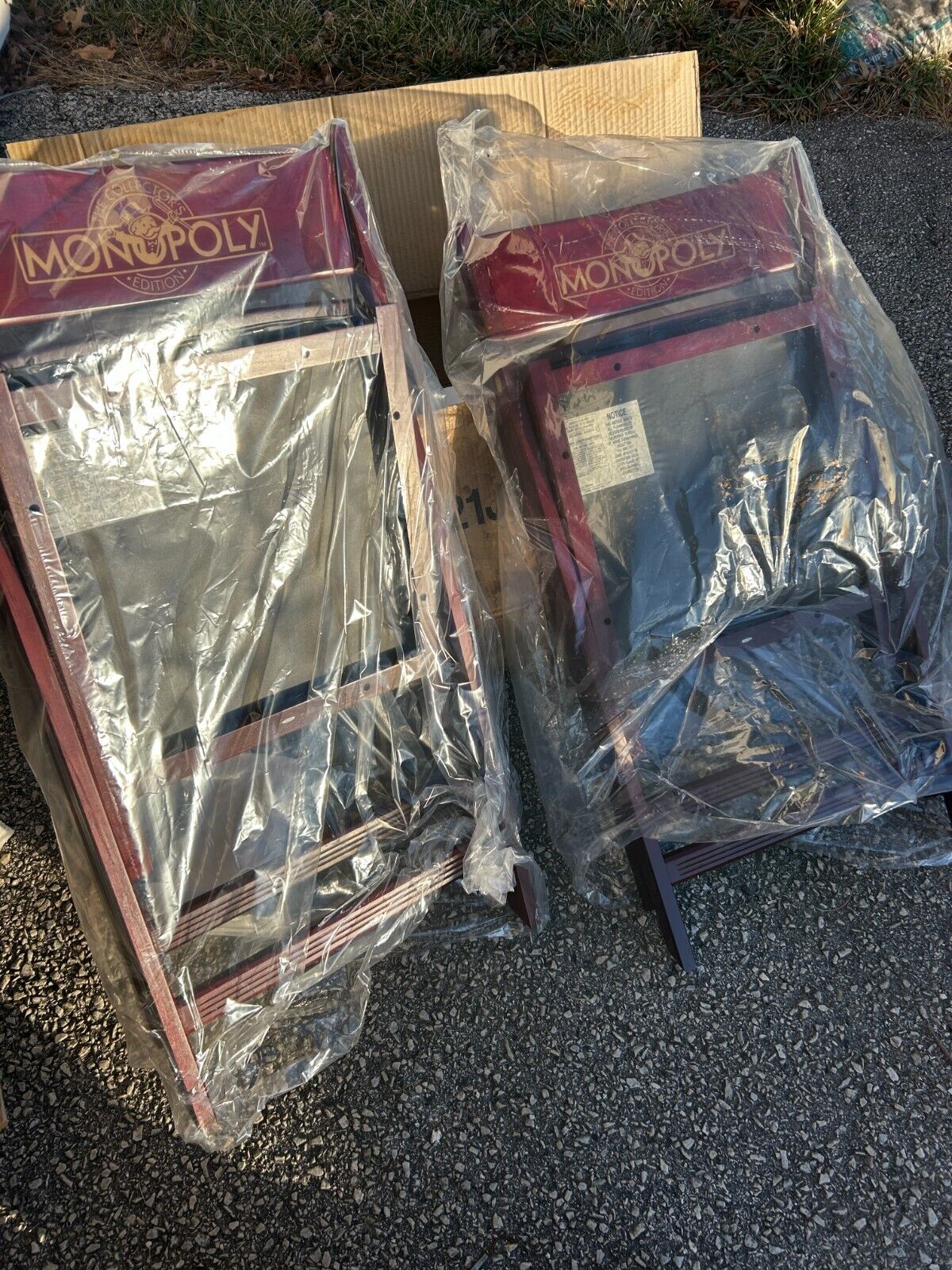 2 Very Rare Franklin Mint Monopoly Optional Chair Ship / Pickup (Save $)