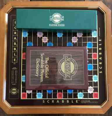 Franklin Mint Scrabble Collectors Edition 1990 24kt Gold Tiles