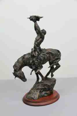 Rare And Collectible Franklin Mint : Buck Mccain Bronze Value