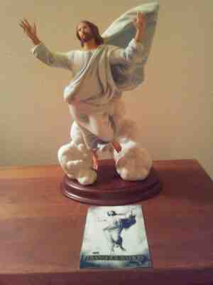 Hand Painted Porcelain Statue of Raphael's "The Transfiguration  (Franklin Mint)