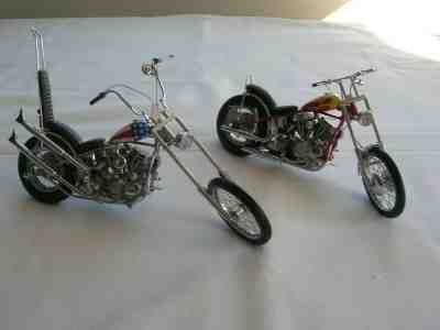 Franklin Mint Harley Davidson 1:10 Easyrider Motorcycles