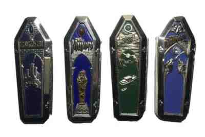 4 FRANKLIN MINT Universal Studios Monster Movie Knife Set Mint Rare Frankenstein