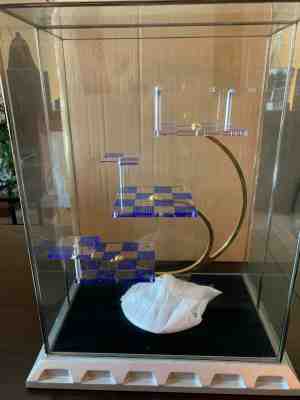 Vintage Star Trek 3D Tridimensional Chess Set & Phaser by Franklin Mint