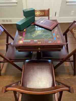 Super Rare Franklin Mint Monopoly Table Everything Included