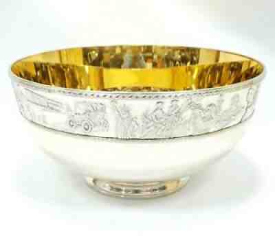 The Franklin Mint Bicentennial Bowl Number 437 of 750 Solid Sterling Silver 1976