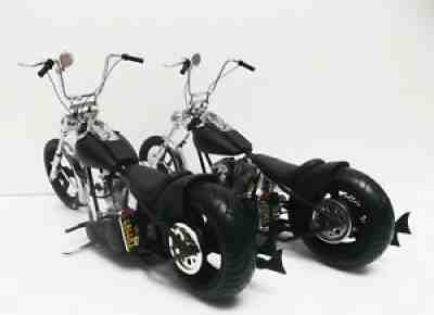 1:10 Franklin Mint Harley Davidson Dark Custom Ape Hanger Choppers