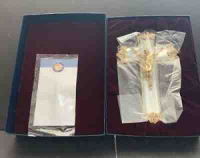 Franklin Mint Mirrored Cross with COA