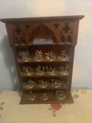 franklin mint stations of the cross pewter figurines full set Jesus Christianity