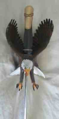 FRANKLIN MINT MAJESTIC EAGLE SWORD