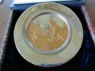 FRANKLIN MINT 1976 JONH HANCOCK BICENTENIAL COMMEMORATIVE STERLING//24K
