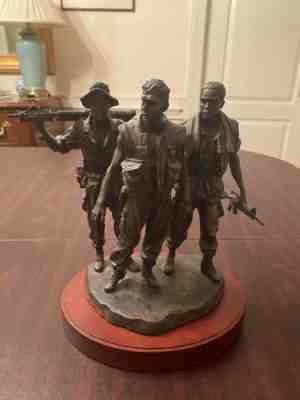 Official Vietnam Veterans Memorial â??Three Servicemen ? F. Hart Franklin Mint