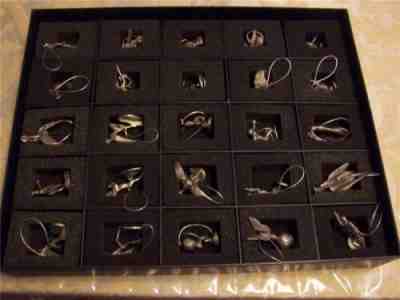 Franklin Mint Christmas American Classics Cars Hood Ornament Set Vintage Rare
