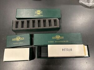 New ListingRare Franklin Mint Scrabble Clue & Monopoly Boxes w/ Foam Only Replacements