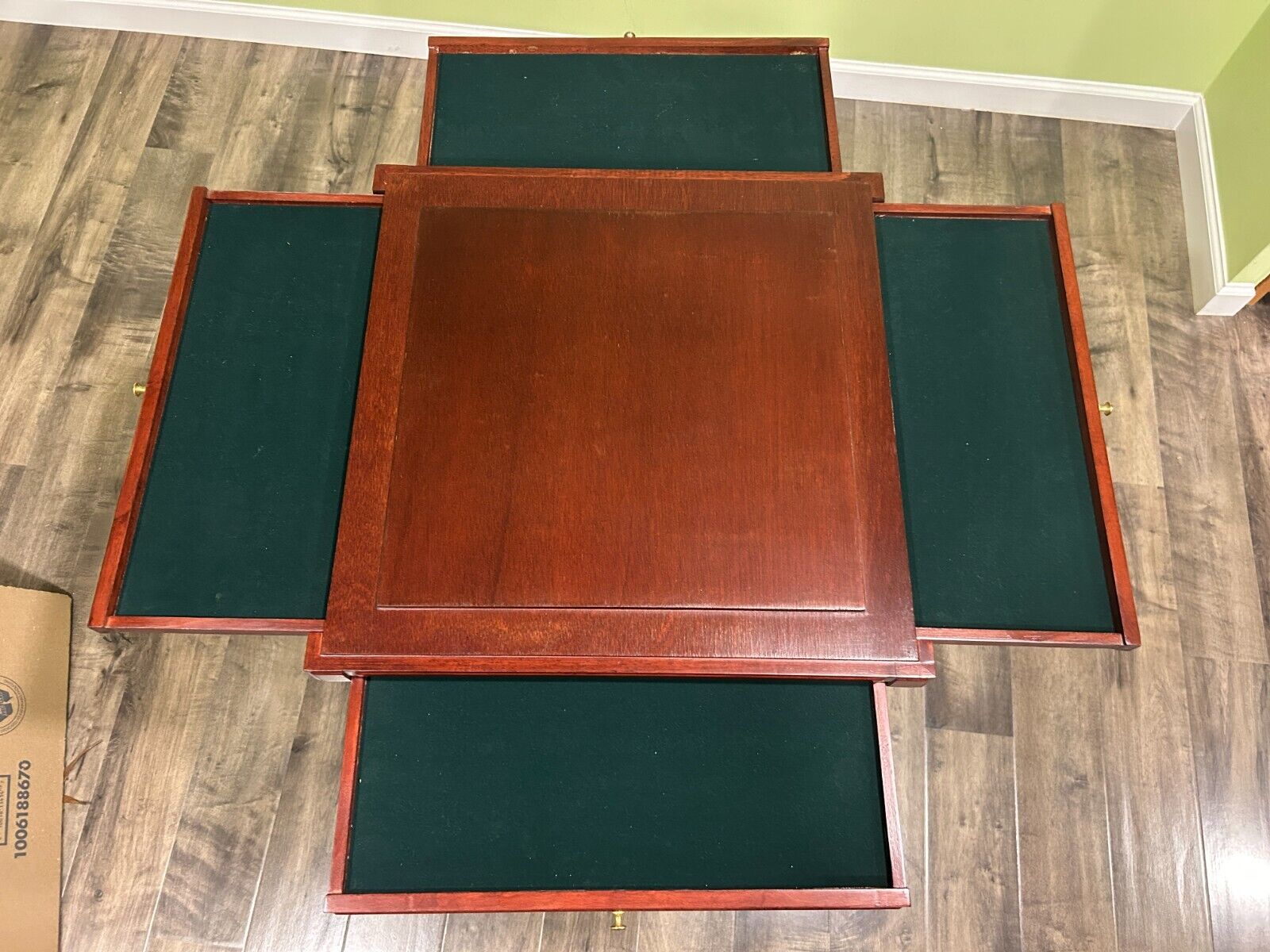 Rare Franklin Mint Monopoly Base w/ Pullouts Only for FM Pedestal Table / Stand