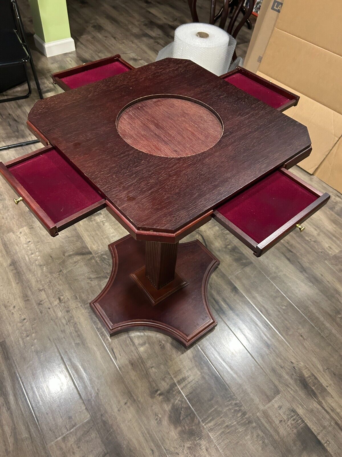 Very Rare Franklin Mint Scrabble Optional Pedestal Stand & Base