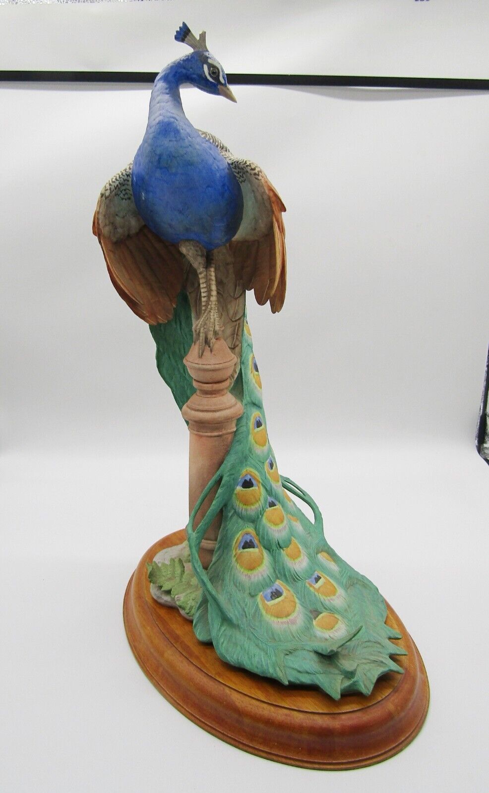 1988 Franklin Mint Royal Peacock statue, Royal Society for the protection Birds
