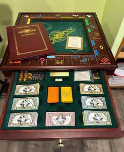 Great Franklin Mint Monopoly All Complete Rare, Local Pickup or Ship COA Manual