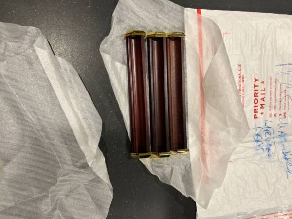 Custom Lot Franklin Mint Scrabble Replacements - 2 Letters, 3 Racks