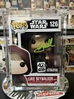 Luke Skywalker #126 funko pop (Signed By MARK HAMILL) W/ JSA Authentication