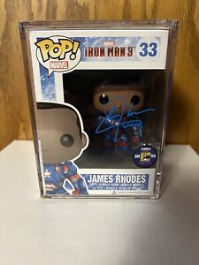 Don Cheadle Signed James Rhodes SDCC Funko Pop Beckett Witnessed COA