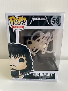 Kirk Hammett Metallica #59 Vaulted Signed Funko Pop - PSA