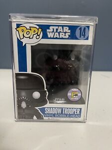 Star Wars Funko Pop #14 Blue Box Shadow Trooper - 2011 Comicon Original - 480 pc