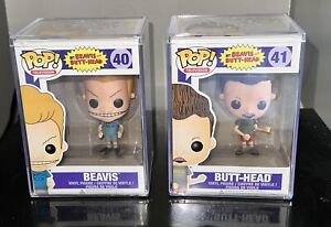 Beavis and Butthead MTV Funko Pops - W/ Hard Protector Cases