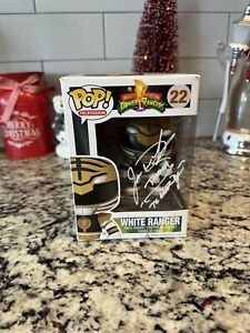 Funko POP Mighty Morphin Power Rangers 22 White Ranger - Jason David Frank Auto