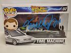 Michael J. Fox Signed Time Machine Funko  Back to the Future Beckett