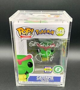 Jason Paige Series 1 Mystery Pop Funko Caterpie Ltd Ed 1 of 13 POKEMON with COA