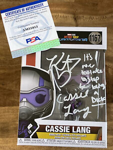 Kathryn Newton Ant-Man & Wasp Cassie Lang Signed/Insc Funko Pop PSA Authentic