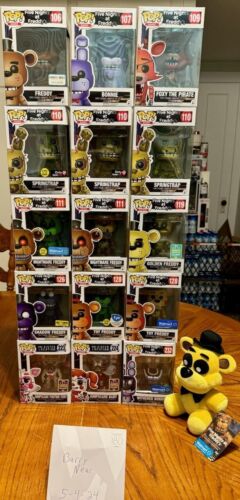 five nights at freddys funko pop lot