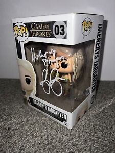 Daenerys Targaryen Funko Pop White Dragon Grail Signed Game Of Thrones Funko Pop