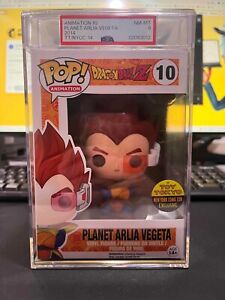 Funko Pop! Dragon Ball Z Planet Arlia Vegeta #10 TT/NYCC 2014 PSA Grade. 8 NM-MT