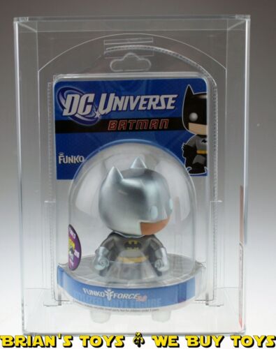 2010 Funko Force 2.0 DC Universe Batman (Metallic Silver) SDCC Exclusive AFA 6.0