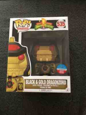 Funko Pop - Power Rangers Dragonzord (black and gold).  ToyTokyo NYCC exclusive