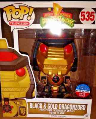 Funko Pop - Power Rangers Dragonzord (black and gold).  ToyTokyo NYCC exclusive