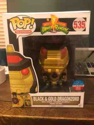 Funko Pop - Power Rangers Dragonzord (black and gold).  ToyTokyo NYCC exclusive